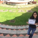 Edymar and her UGRAD Post on her home university campus